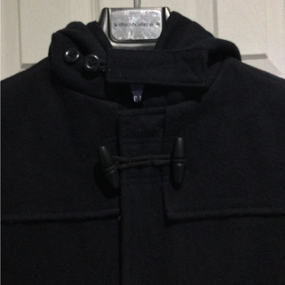 GAP Kids Vintage Black Winter Toggle Coat - Picture 4 of 5